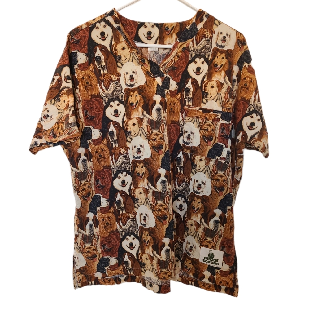 Green Scrubs assorted dog scrubs top